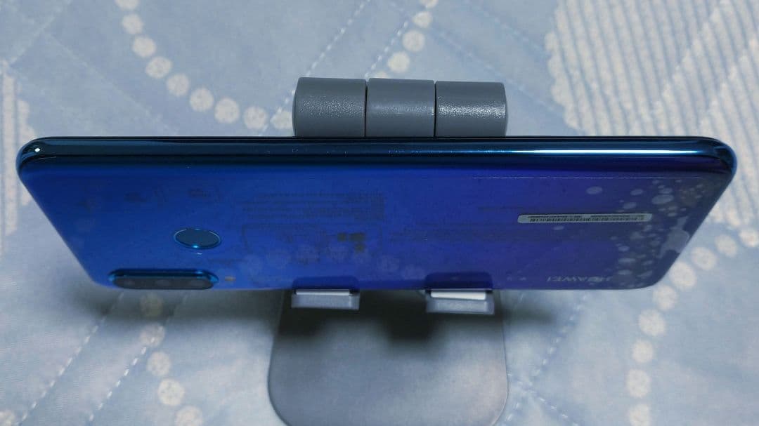 HUAWEI P30 lite ブルー SIMフリー バッテリー交換済