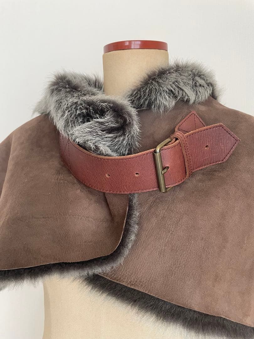 ノースビーチ　ムートンファーショール