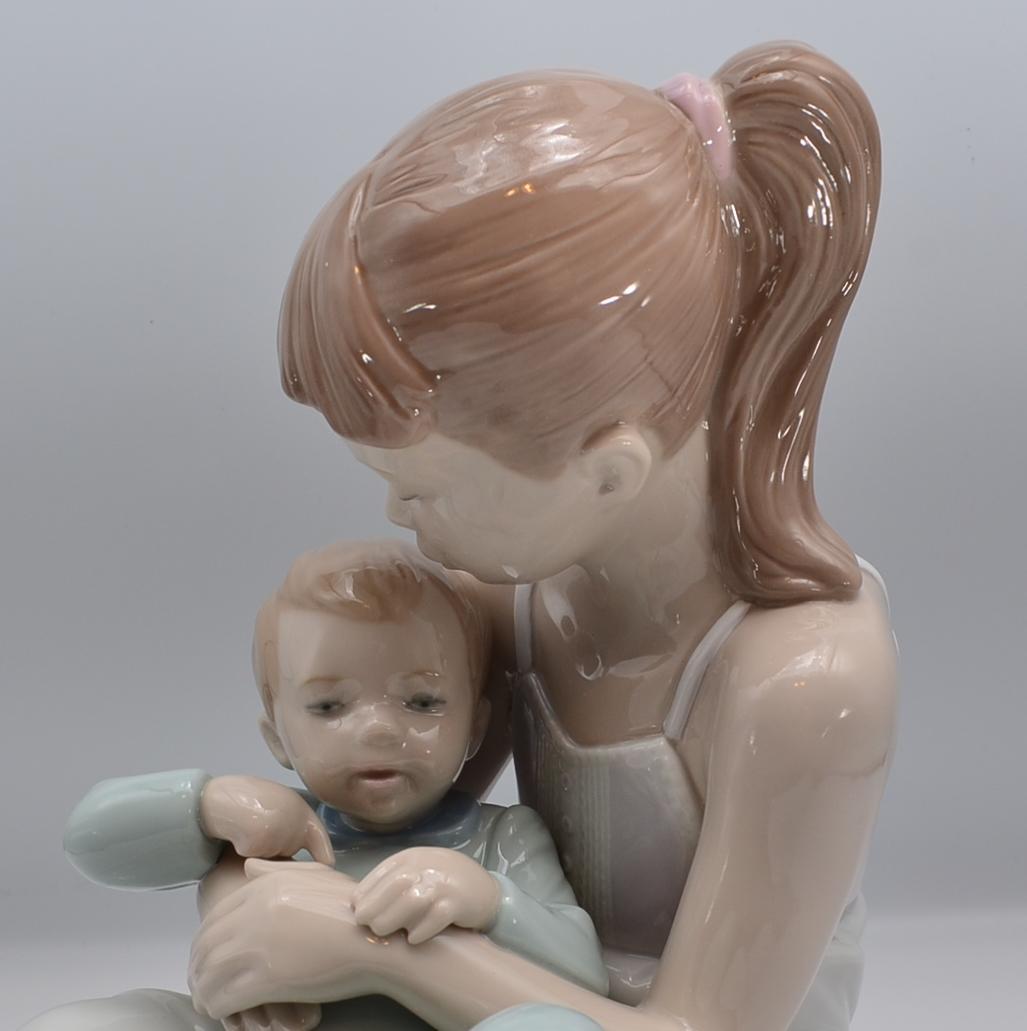 兄弟　Siblings　＃9236　★リヤドロ　スペイン　光沢仕上げ　箱付　美品