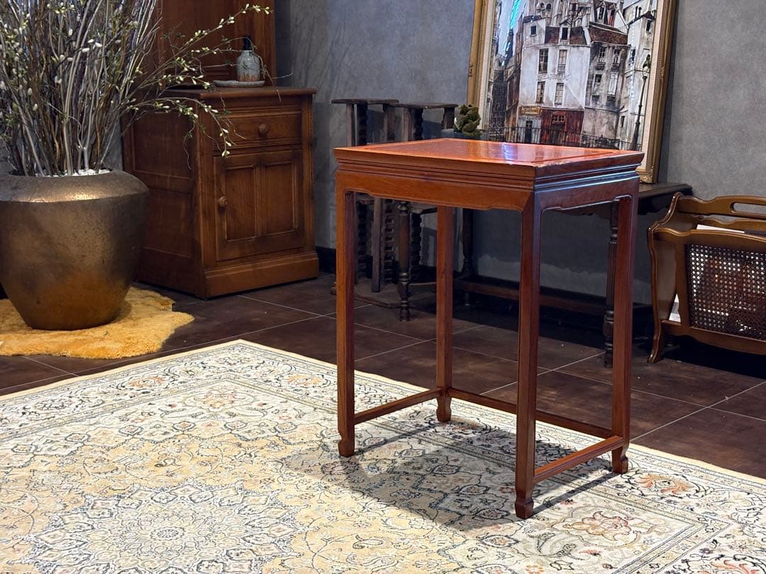 唐木 サイドテーブル コーヒーテーブル アンティーク ヴィンテージ IG