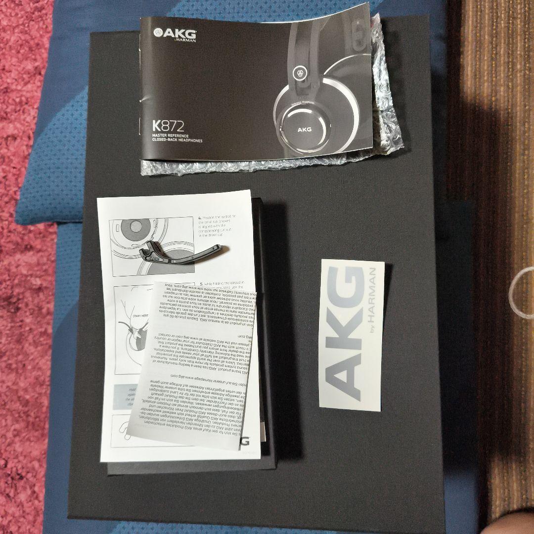 新品同様　AKG K872 マスターレファレンスヘッドフォン　おまけ有り