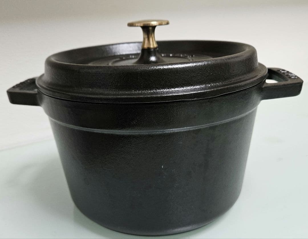 STAUB LA COCOTTE 両手鍋 ブラック 20cm