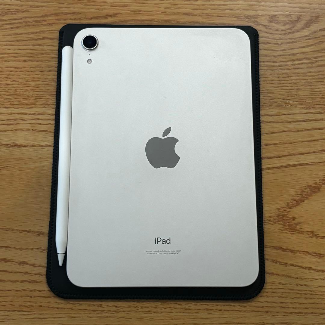 iPad mini第6世代Wi-Fiモデル【Apple Pencil付き】