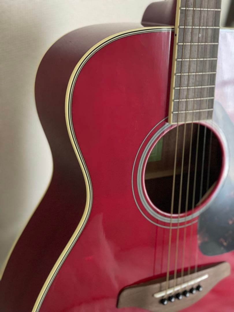 YAMAHA アコースティックギター FS820 ルビーレッド 付属品つき