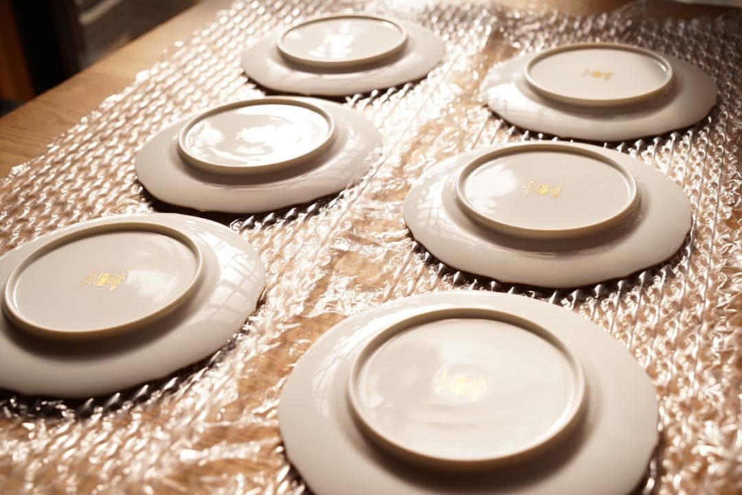 ダイヤモンドコレクション「マジェスティブルー」約18センチ皿６枚 by ノリタケ