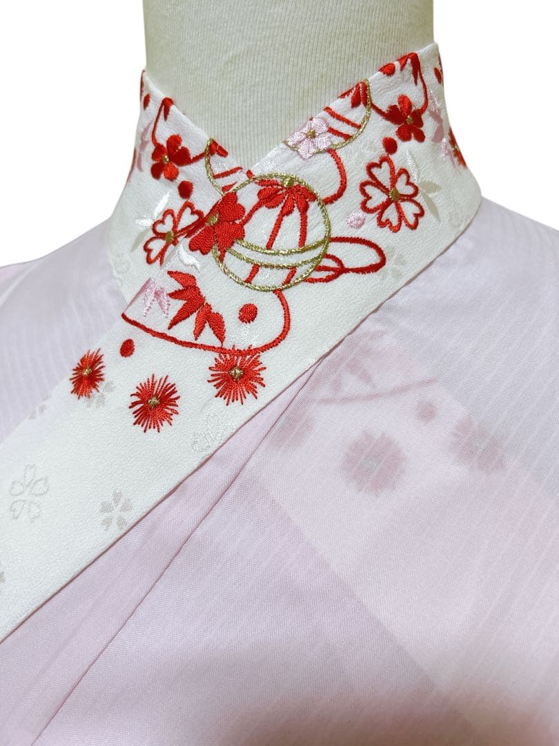 本格正絹♡水色×ピンク♡七五三　7歳　女の子　フルセット　一式