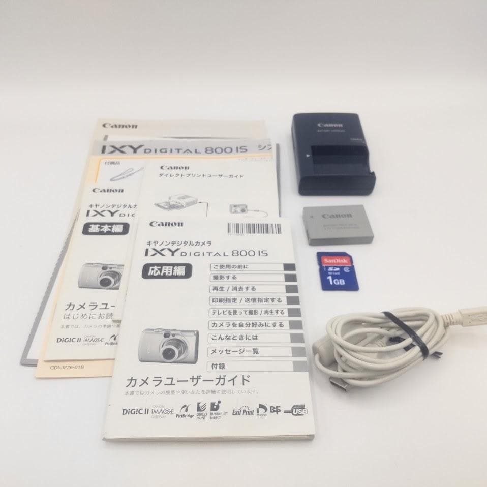 ★箱付★ Canon キャノン IXY DIGITAL 800 IS デジカメ