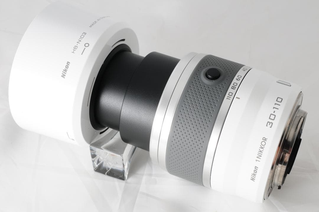 【超望遠レンズ】1 NIKKOR VR 30-110mm F3.8-5.6 白