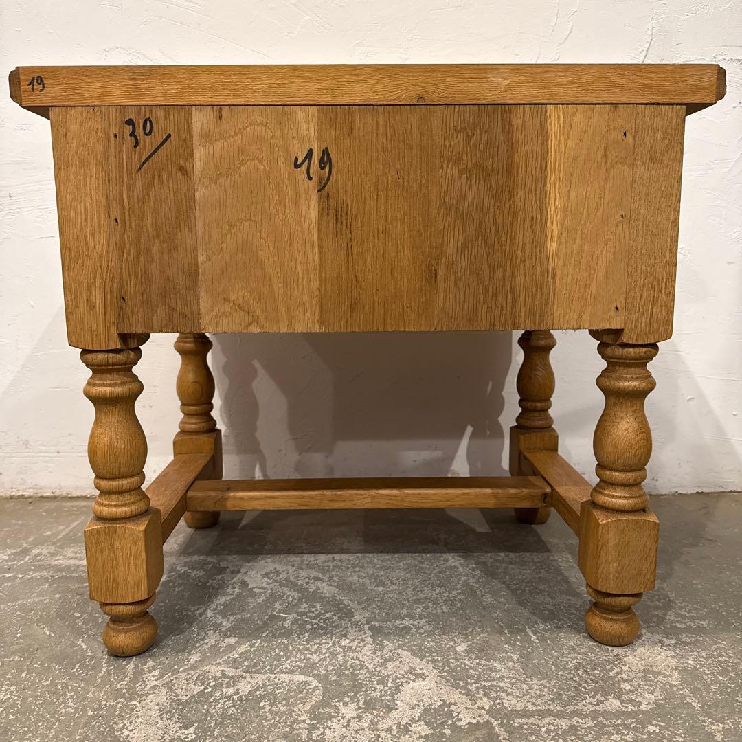 ビンテージ　木製サイドテーブル　引き出し付き 2