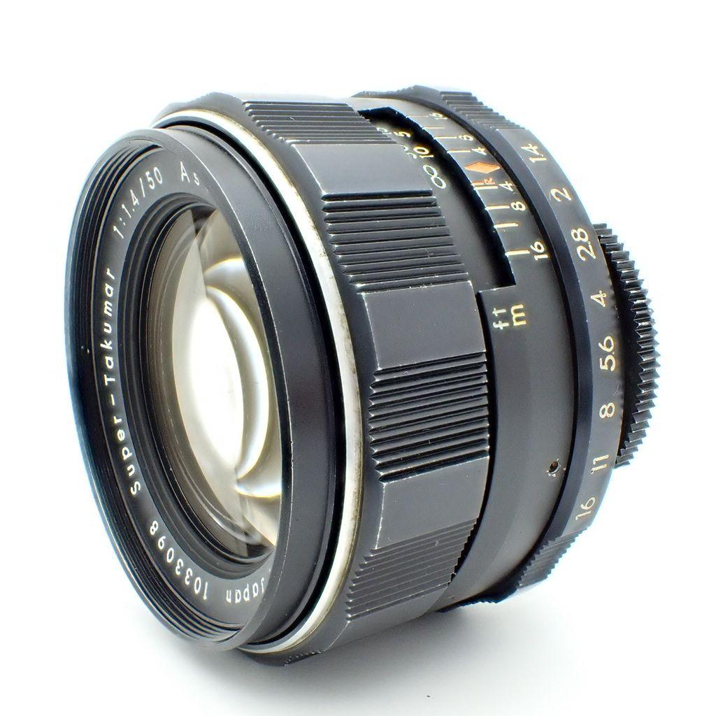 PENTAX Super-Takumar 50mm f1.4 8枚玉純正付属品付