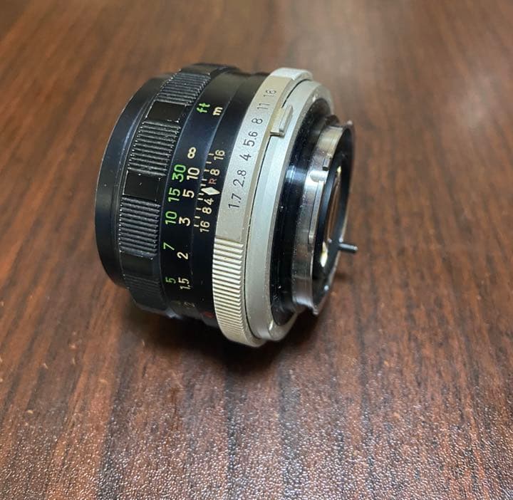 フィルムカメラ MINOLTA MC Rokkor pf 55mm f1.7
