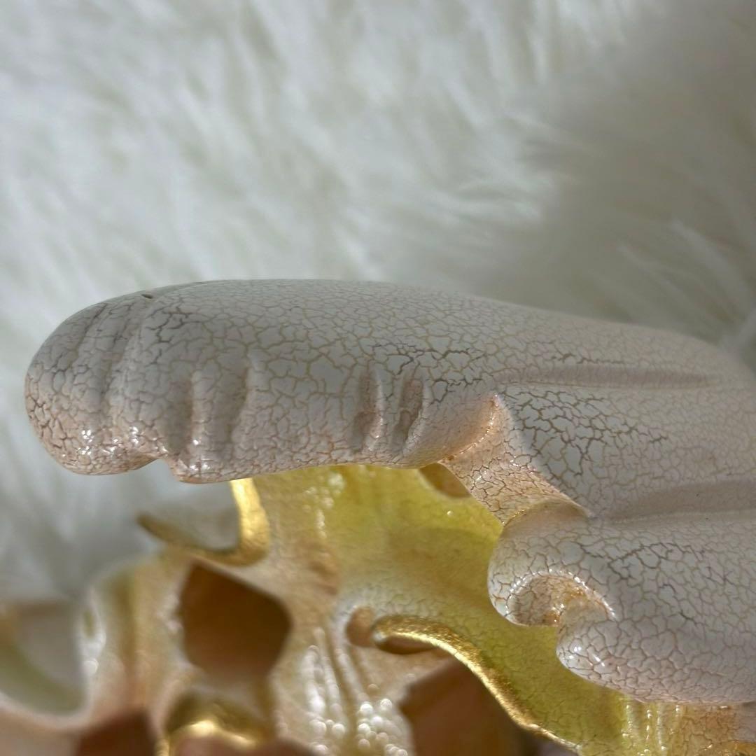 美品☆アンティーク☆鏡☆ロココ調☆壁掛けミラー☆姿見　ひび割れ加工