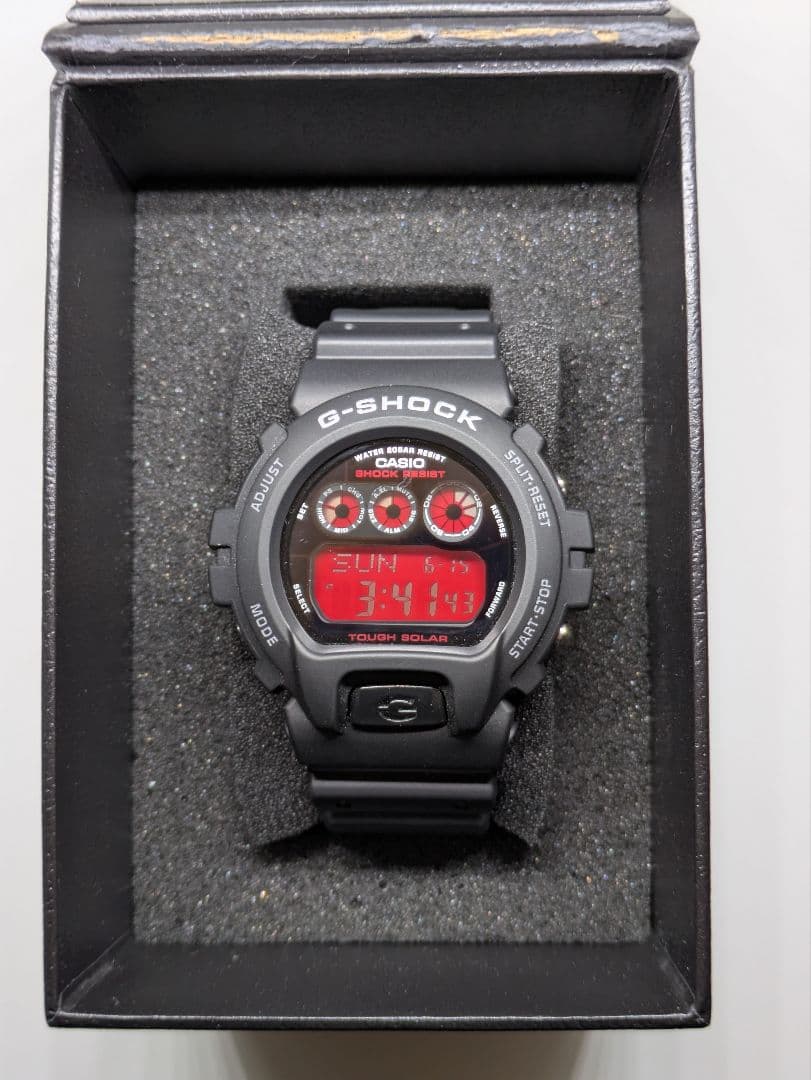 G-SHOCK G-6900CCレッド×マットブラック カスタム