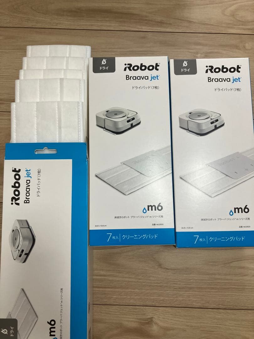 【値下中】iRobot ブラーバ ジェット m6、使い捨てシート