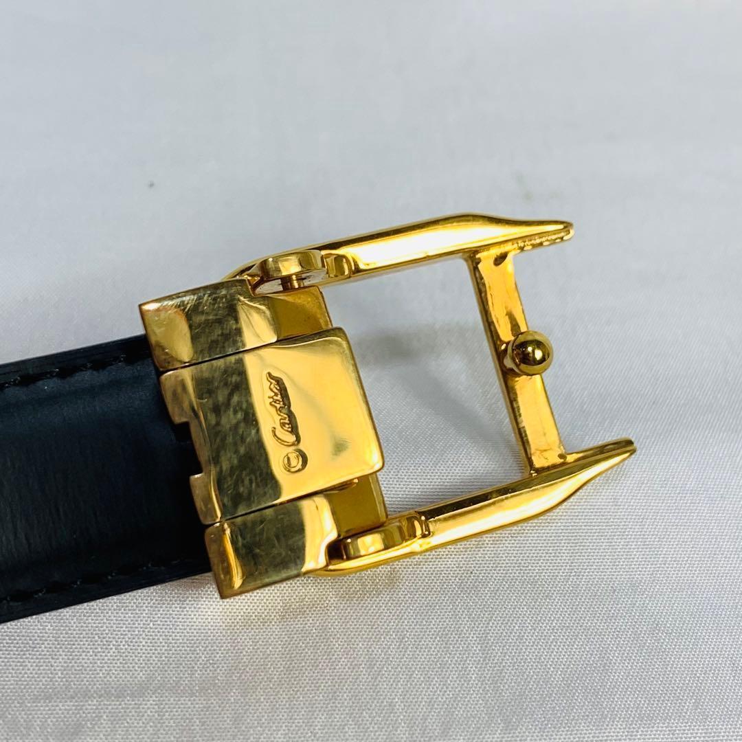 極美品　カルティエ リバーシブル マストタンク ベルト レザー ボルドー