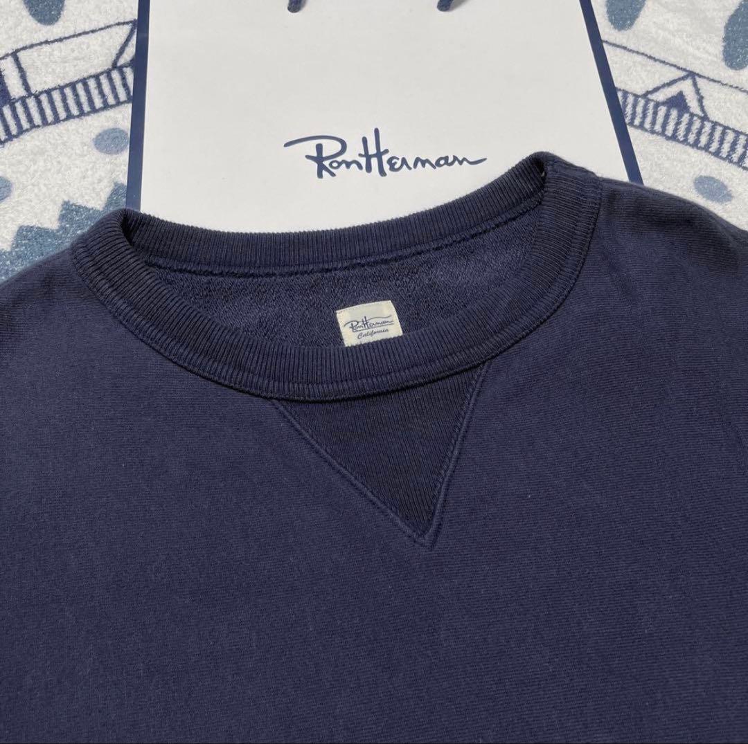 名作完売品★ロンハーマン スウェット ネイビー ヴィンテージ加工 RHC