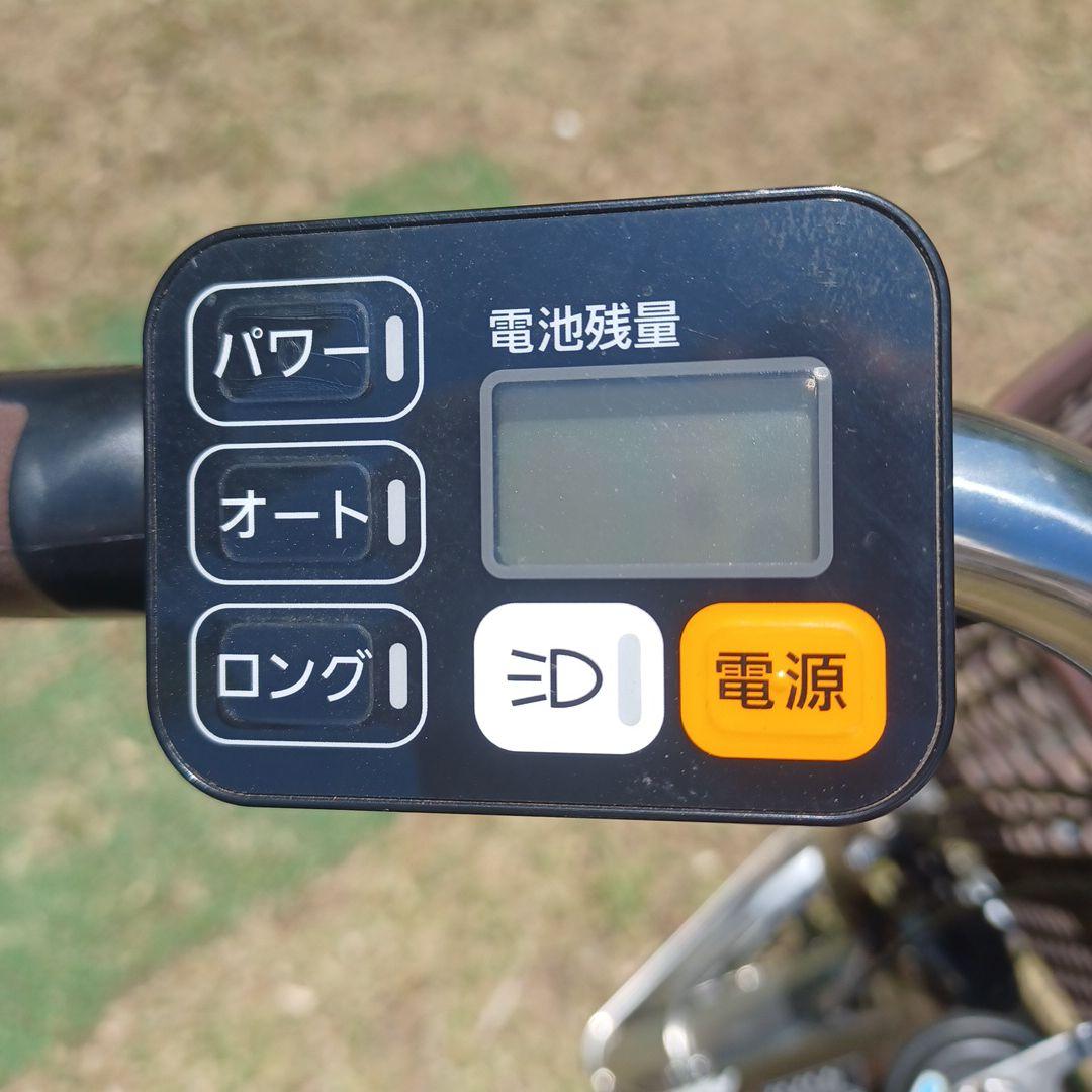 ブラウン 電動アシスト自転車 シティタイプ