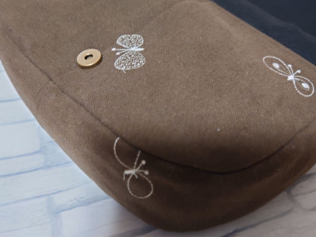 symphony khaki ミナペルホネン フラップショルダーバッグ