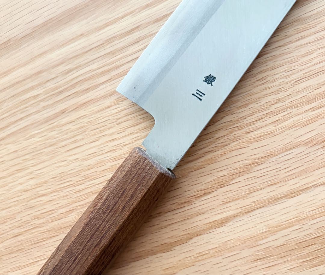 銀三 三徳包丁 165mm 唯千里