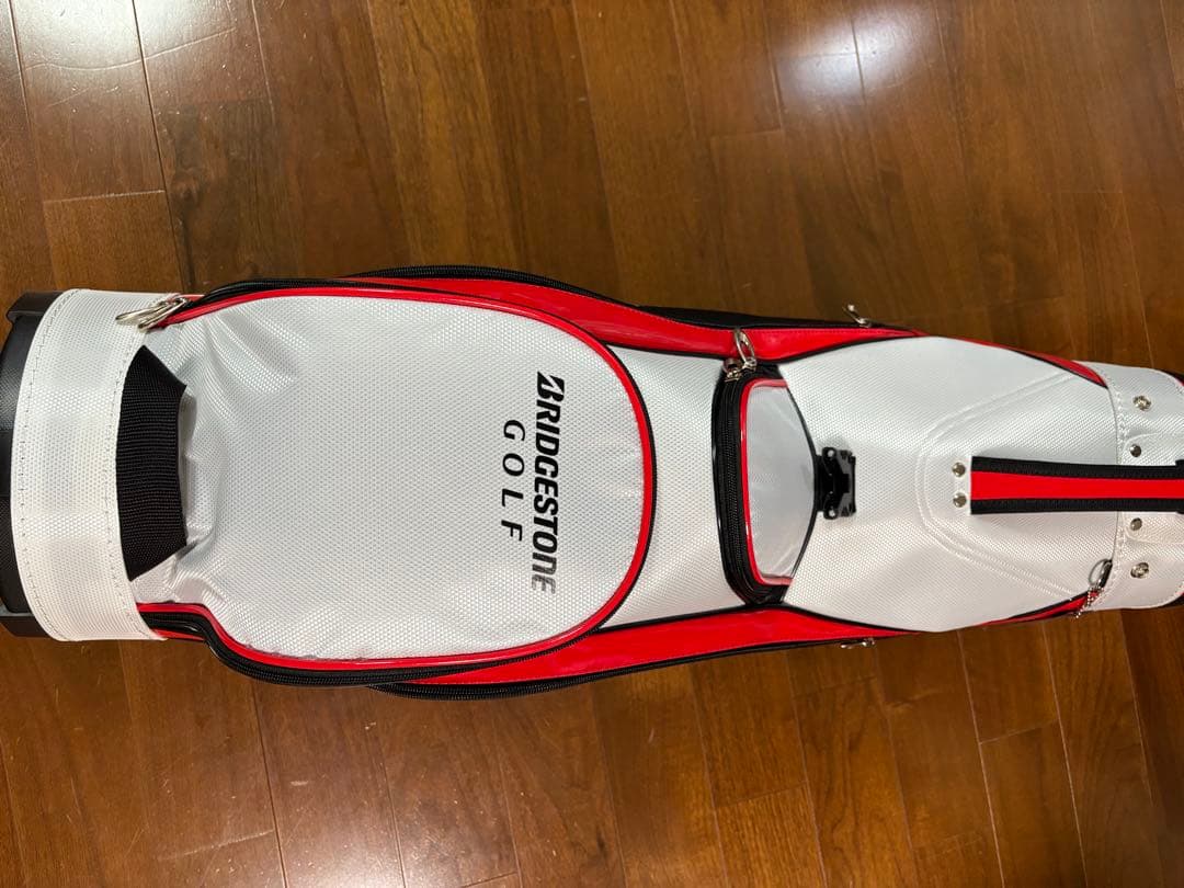 BRIDGESTONE GOLF ブリジストン キャディバッグ 黒赤白