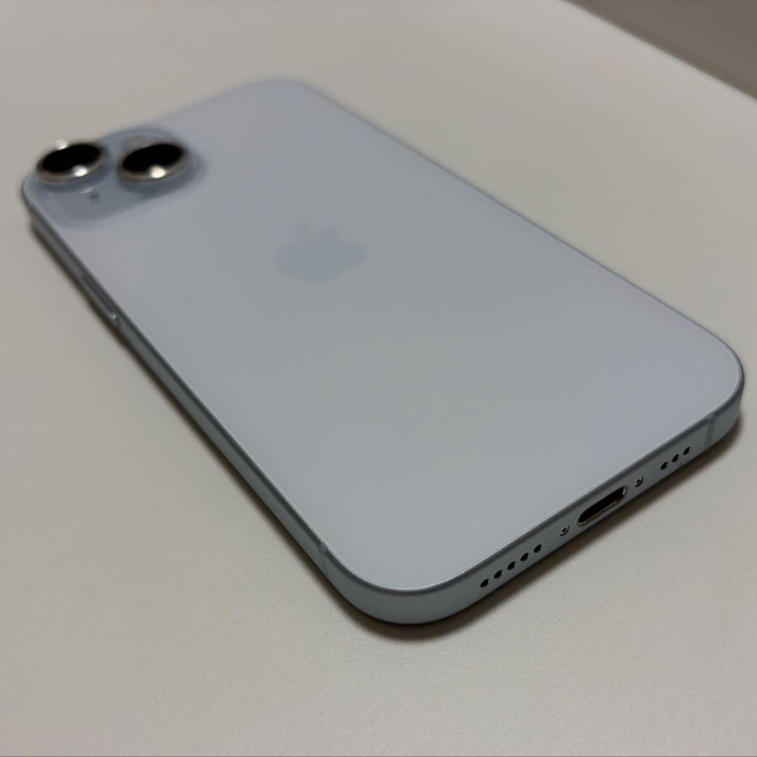 iPhone15 128gb ブルー　中古 ノーリビルド　Apple Store