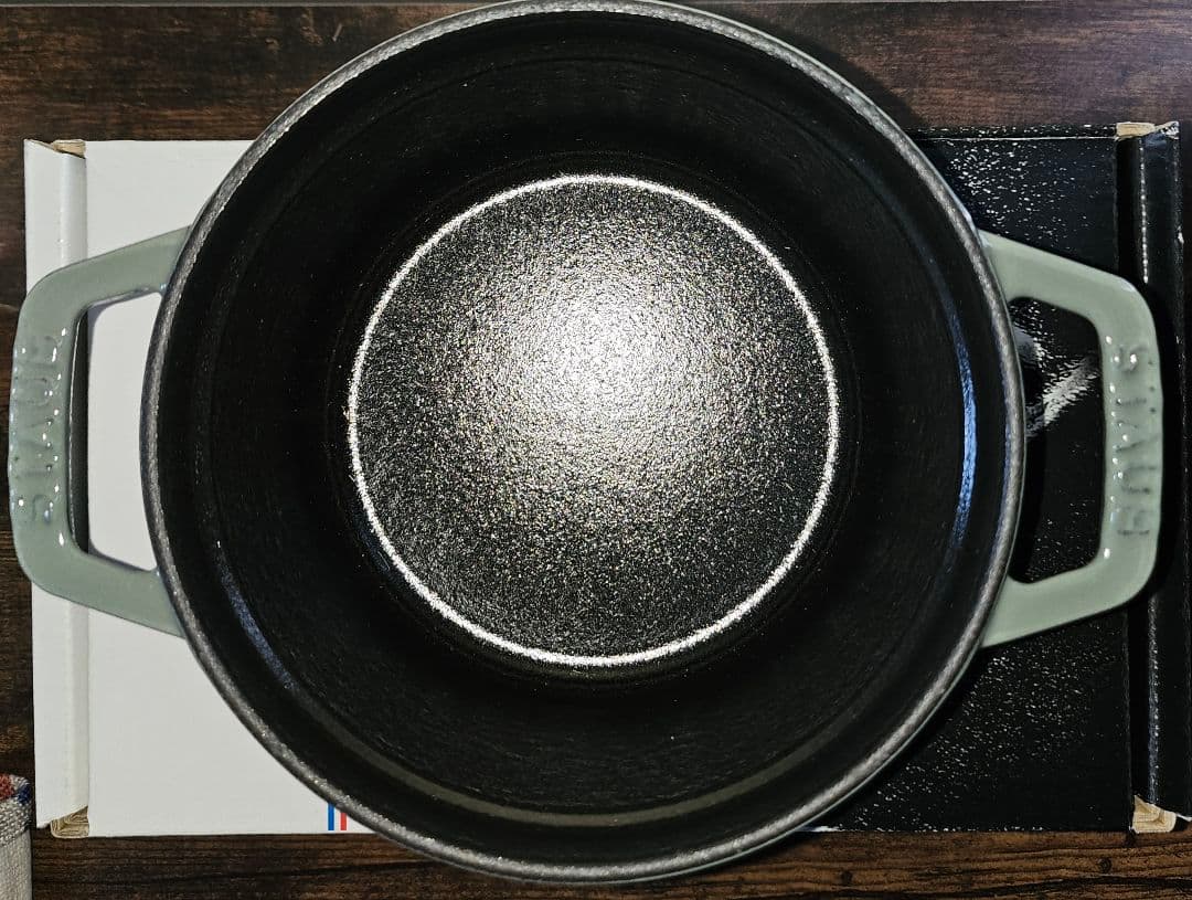 STAUB ピコ・ココット ラウンド 14cm ユーカリ ストウブ 両手鍋