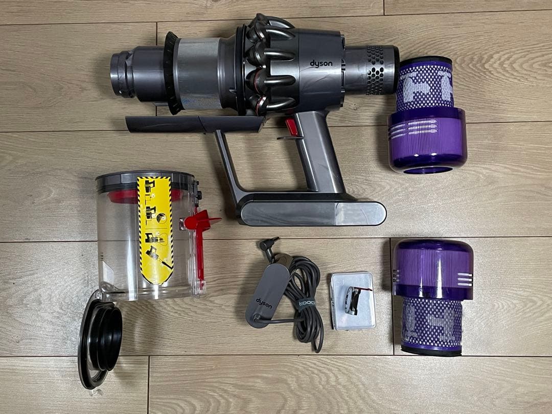 ダイソン⑨SV14V11 absolute仕様２ヘッド　新品パイプ純正スタンド