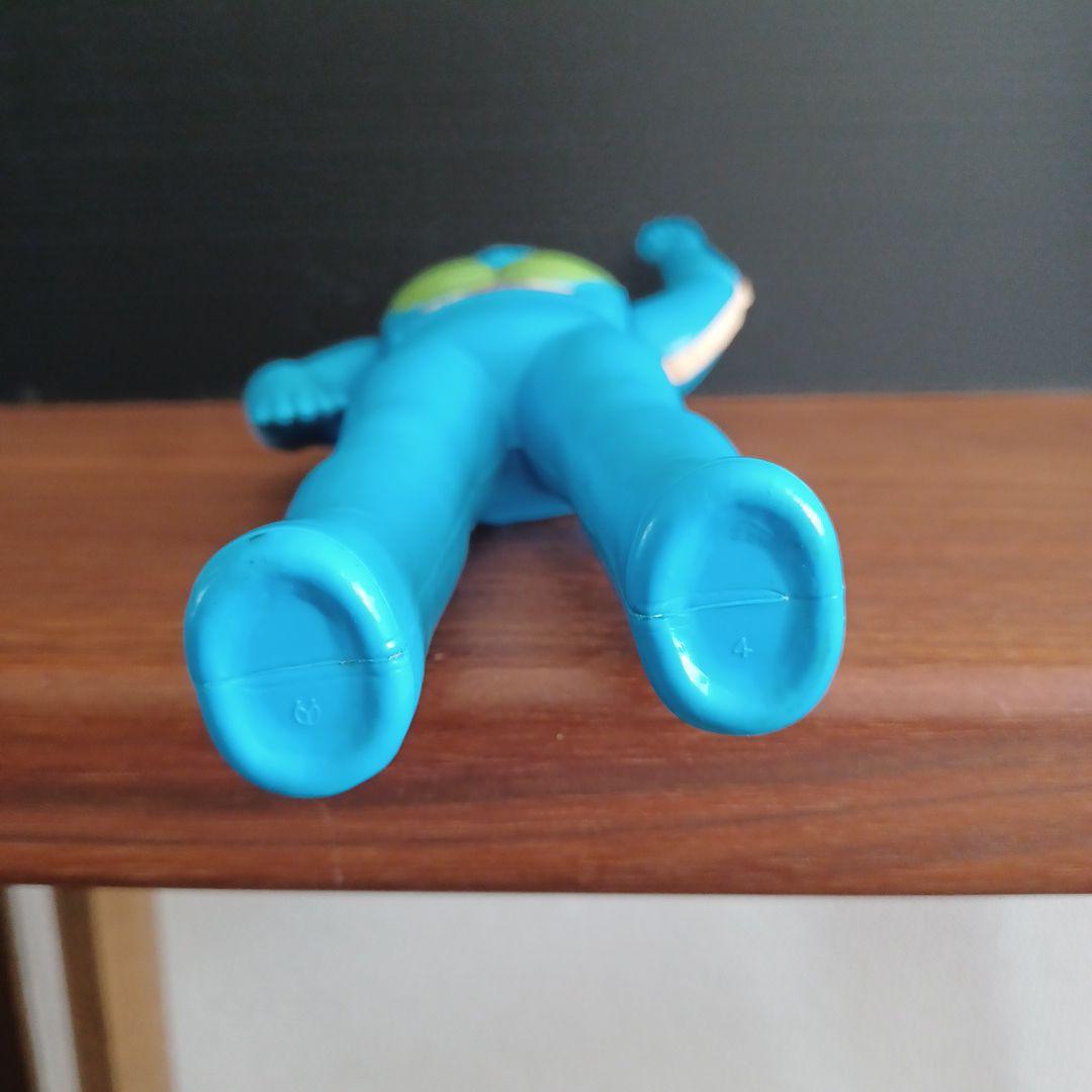 当時物サンスター製「おもちゃシャンプー仮面ライダー」希少ソフビ容器フィギア