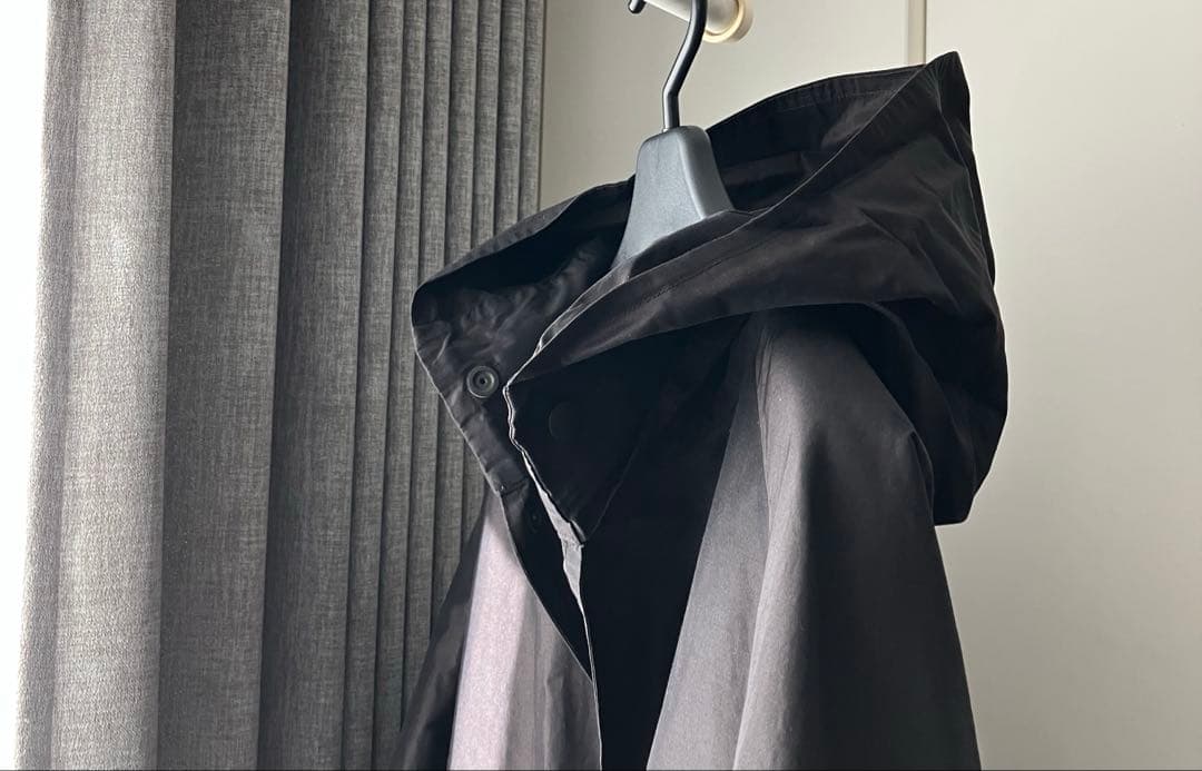 COMOLI コモリ 23AW コットンシルク フーデッドコート size3