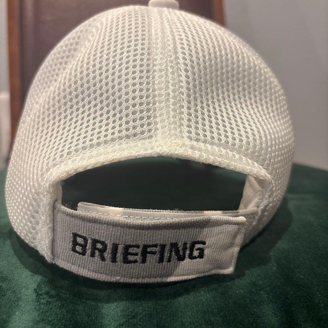 ブリーフィング　試着のみ　ゴルフキャップ　迷彩　グレー✖️ホワイト