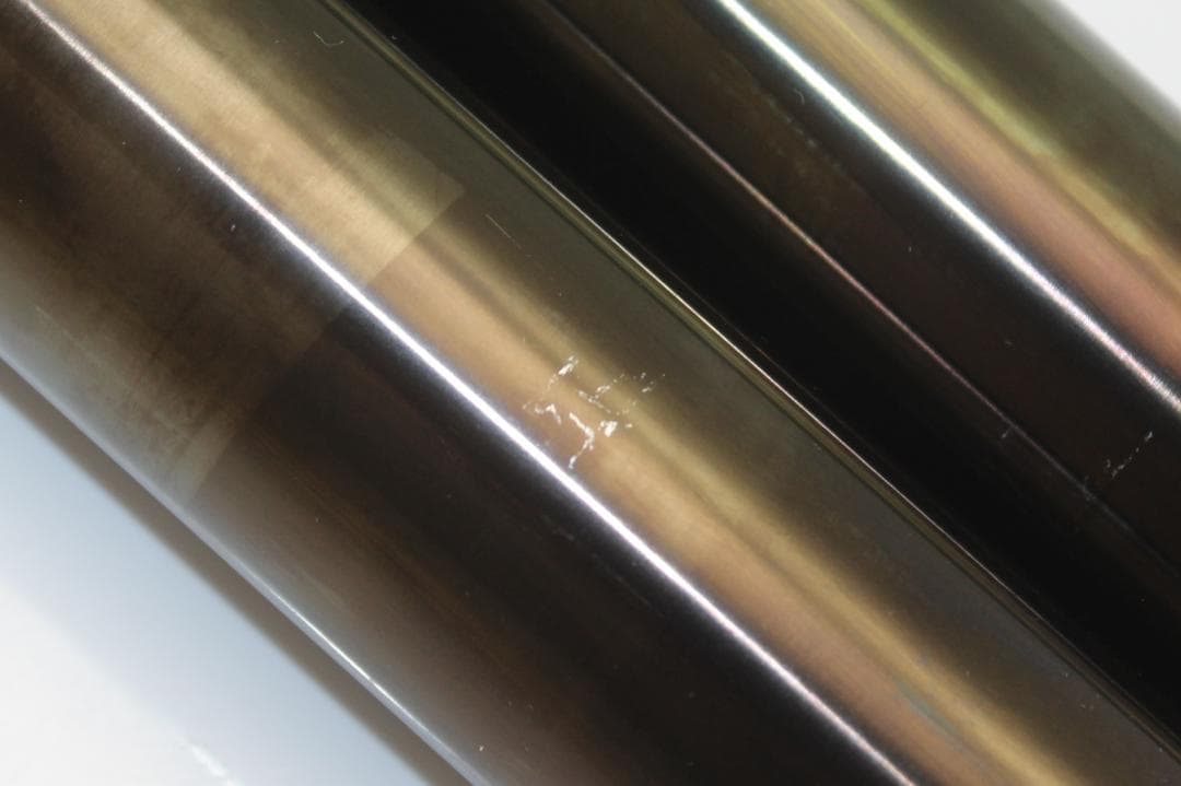 訳有 ゼファー400/χ 39Φ インナーチューブ フロントフォーク ブラック