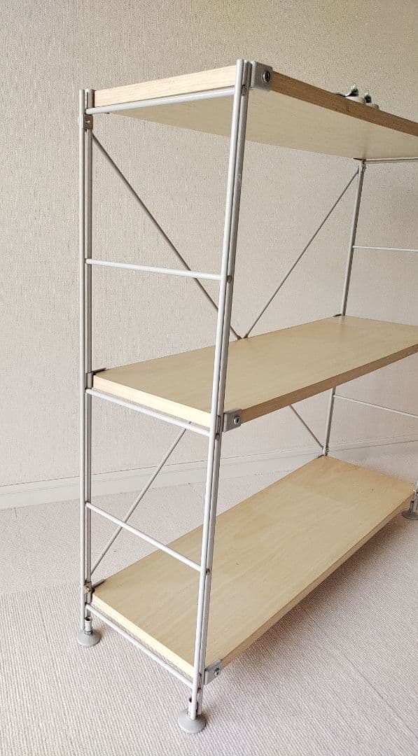 【最終値下げ】 無印良品 スチールユニットシェルフ ♪キャスター付き♪