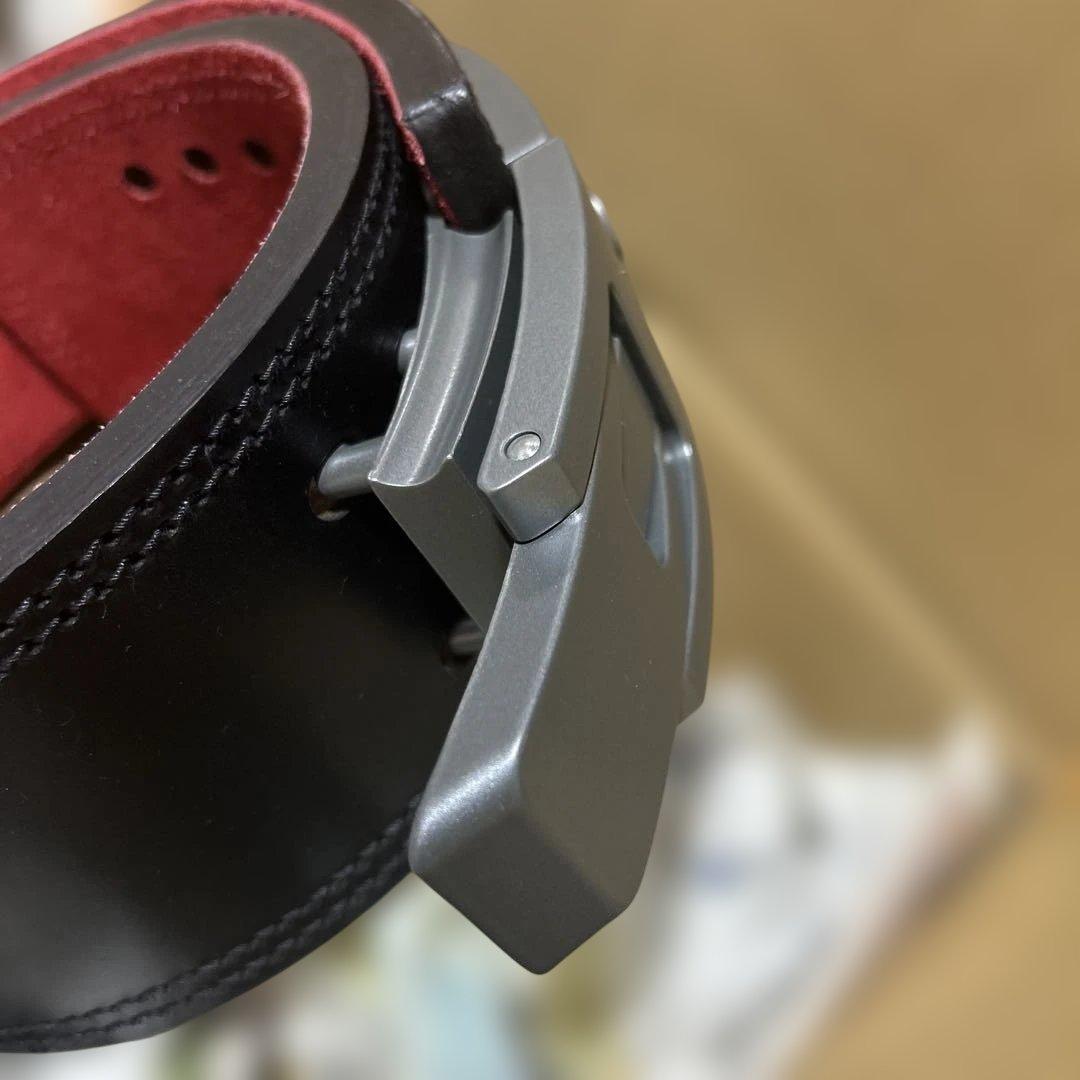 SBD トレーニング・パワーベルト 黒/赤　Mサイズ