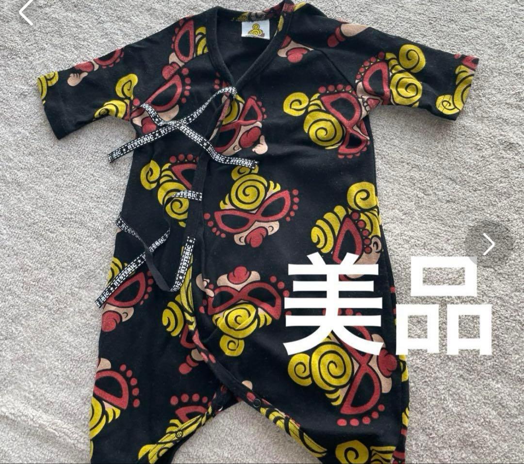 ヒステリックミニ　柄ロンパース