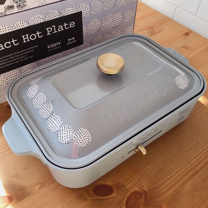 新品未使用　BRUNOコンパクトホットプレート・セラミックコート鍋セット