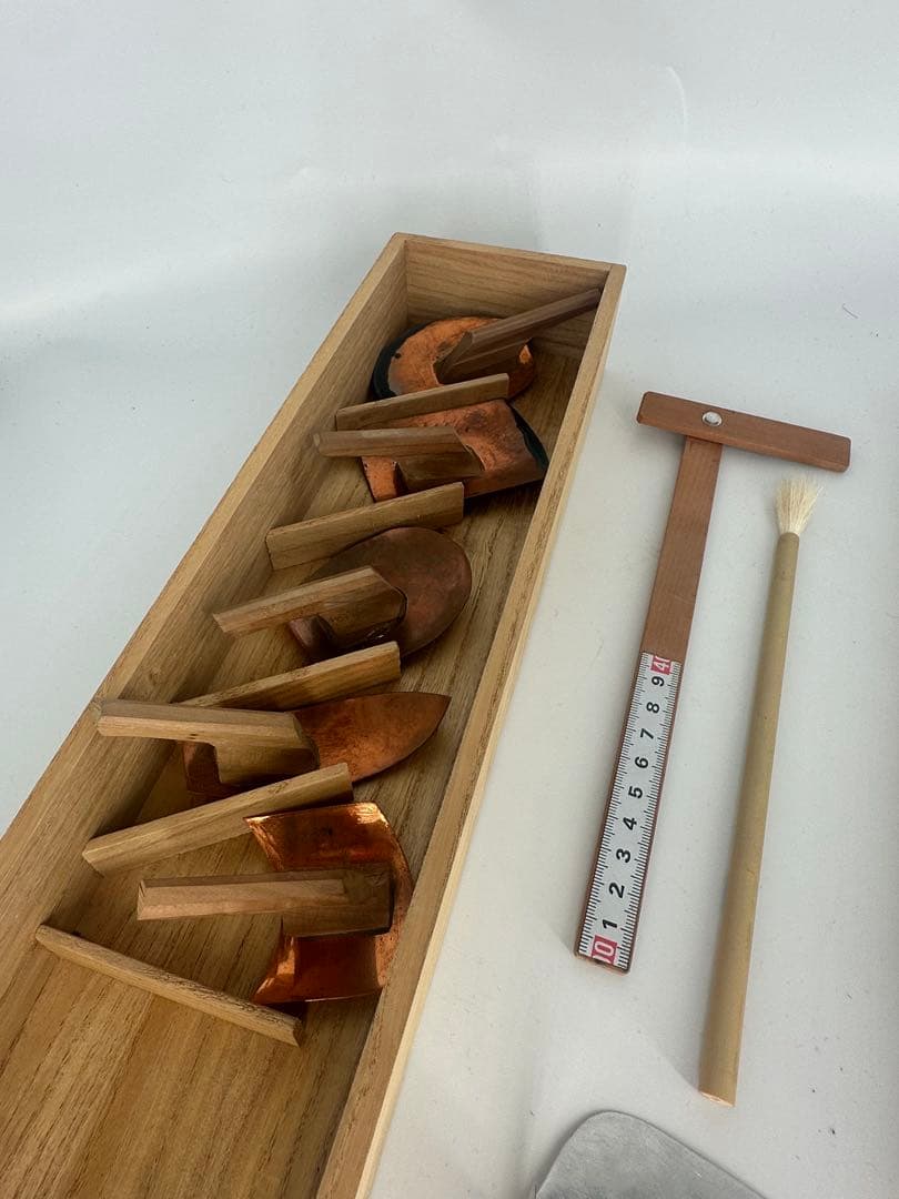 白檀柄灰匙　今村式　今村宗滋作　茶道具