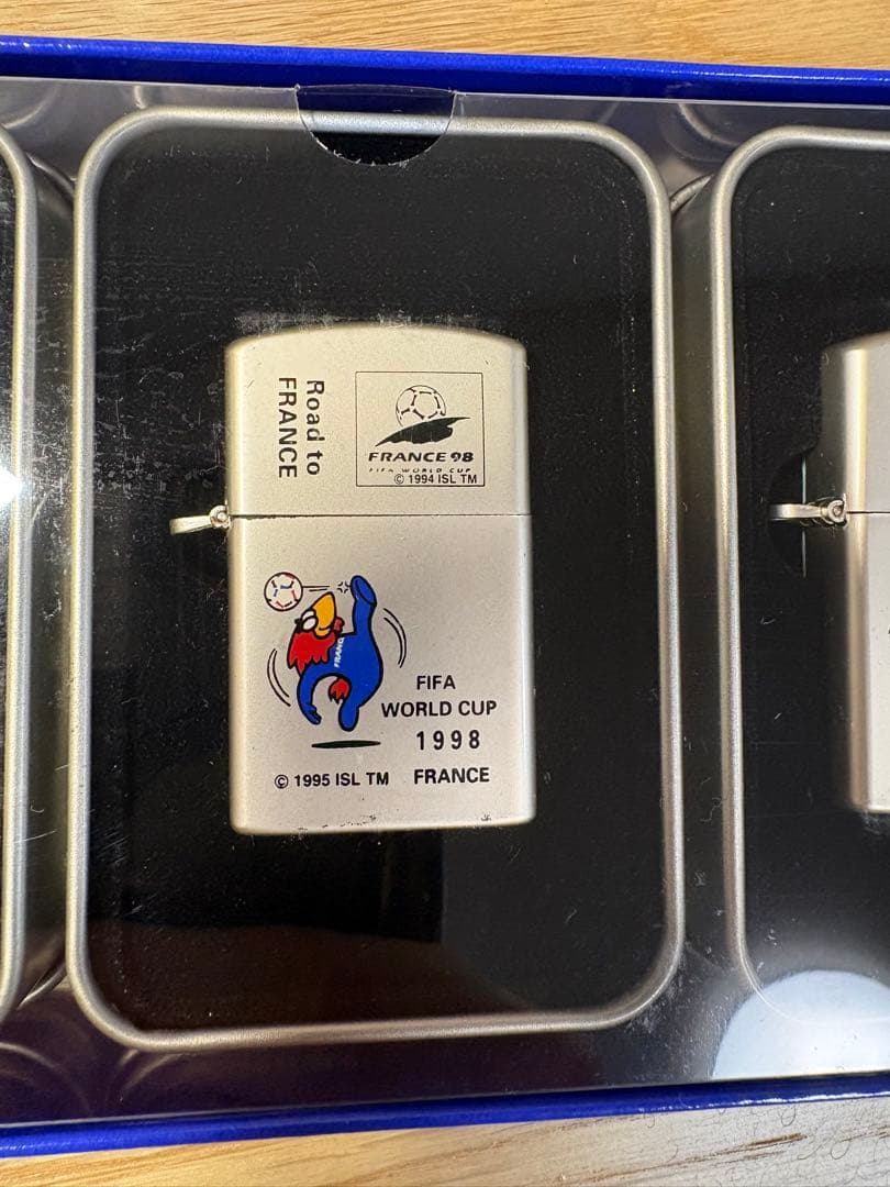 【貴重】FIFAワールドカップ 1998 FRANCE 98 ジッポ5個セット