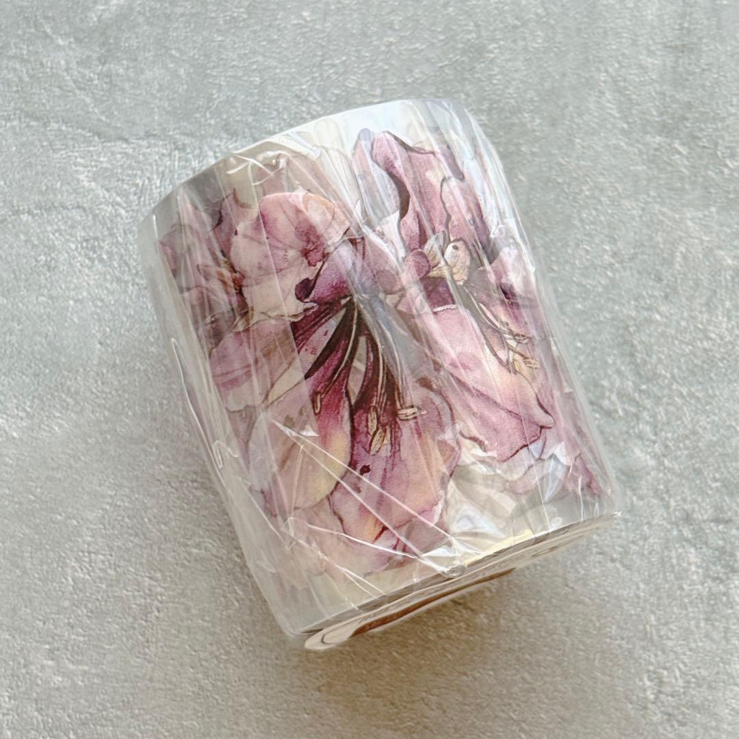 小白家文創《紫荆花》海外マスキングテープ　マステ 【2510】