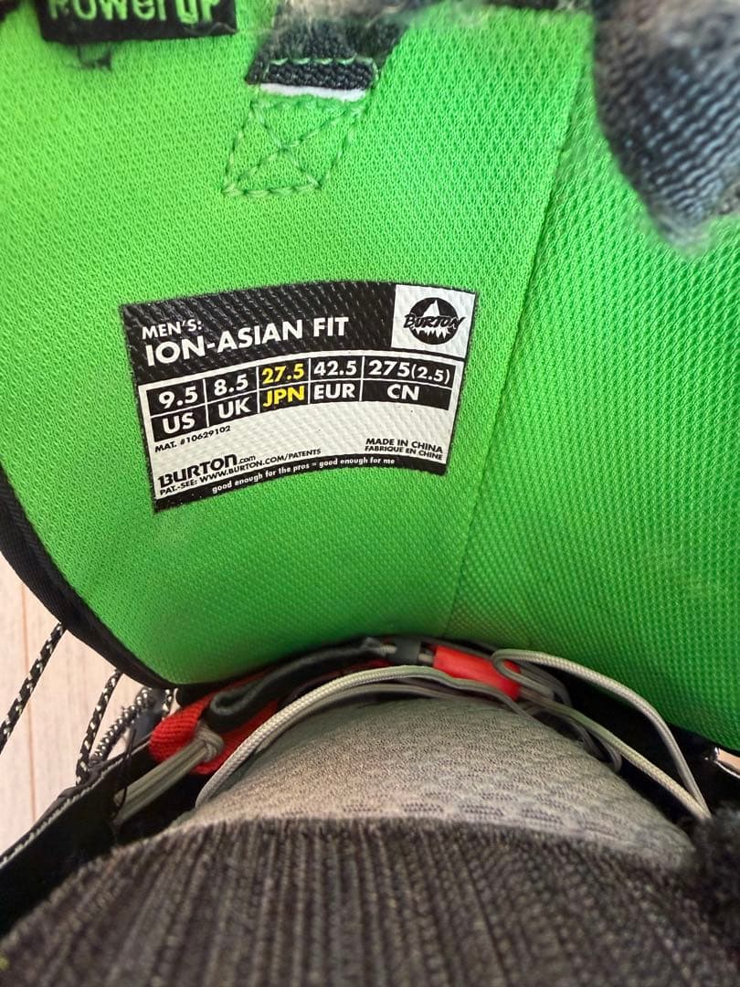 ION スノーボードブーツ ブラック バートン　27.5cm