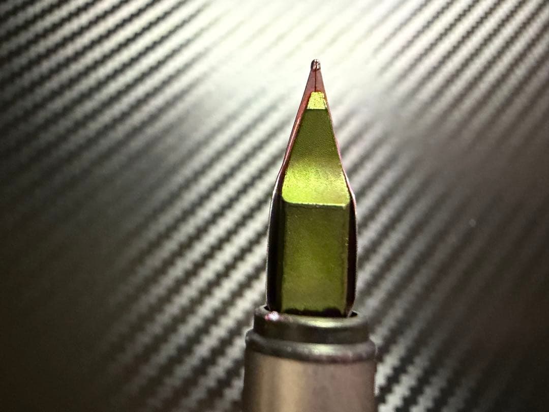 極美品 モンブラン ノブレス スリムライン スチール EF 極細字 万年筆