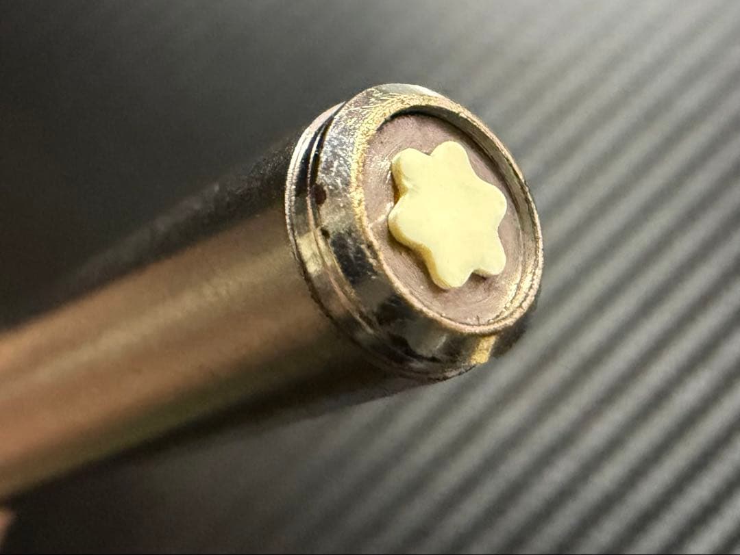 極美品 モンブラン ノブレス スリムライン スチール EF 極細字 万年筆