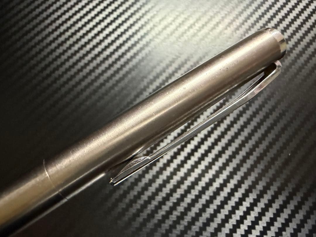 極美品 モンブラン ノブレス スリムライン スチール EF 極細字 万年筆