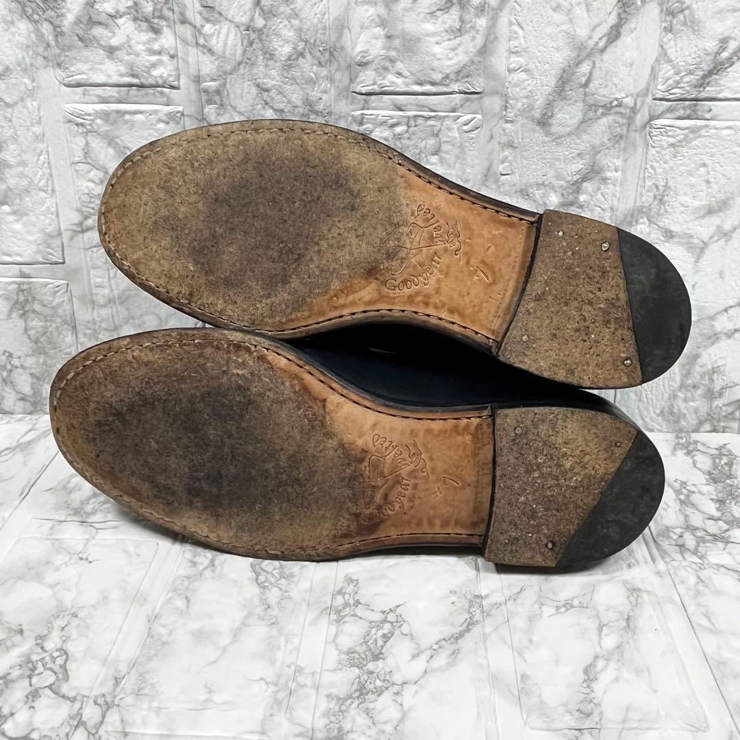 【美品】ジャランスリワヤ 98589 18045 ローファー　ネイビー