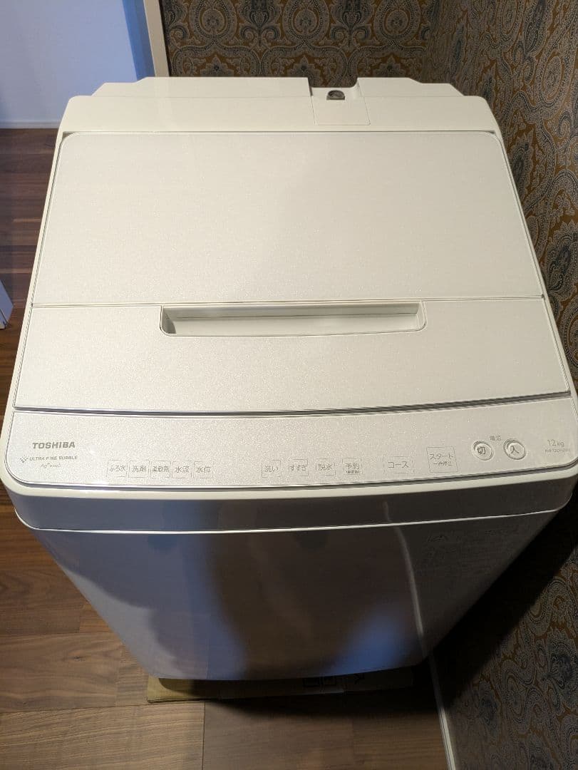 全自動洗濯機 縦型洗濯機 ZABOONAW-12DP3　東芝　12kg