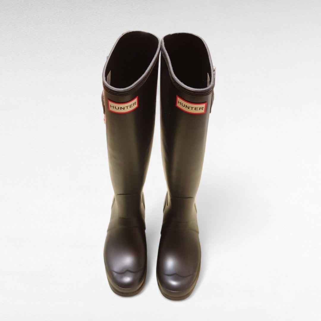 美品 HUNTER ハンター オリジナル トール レイン ブーツ ロング UK6