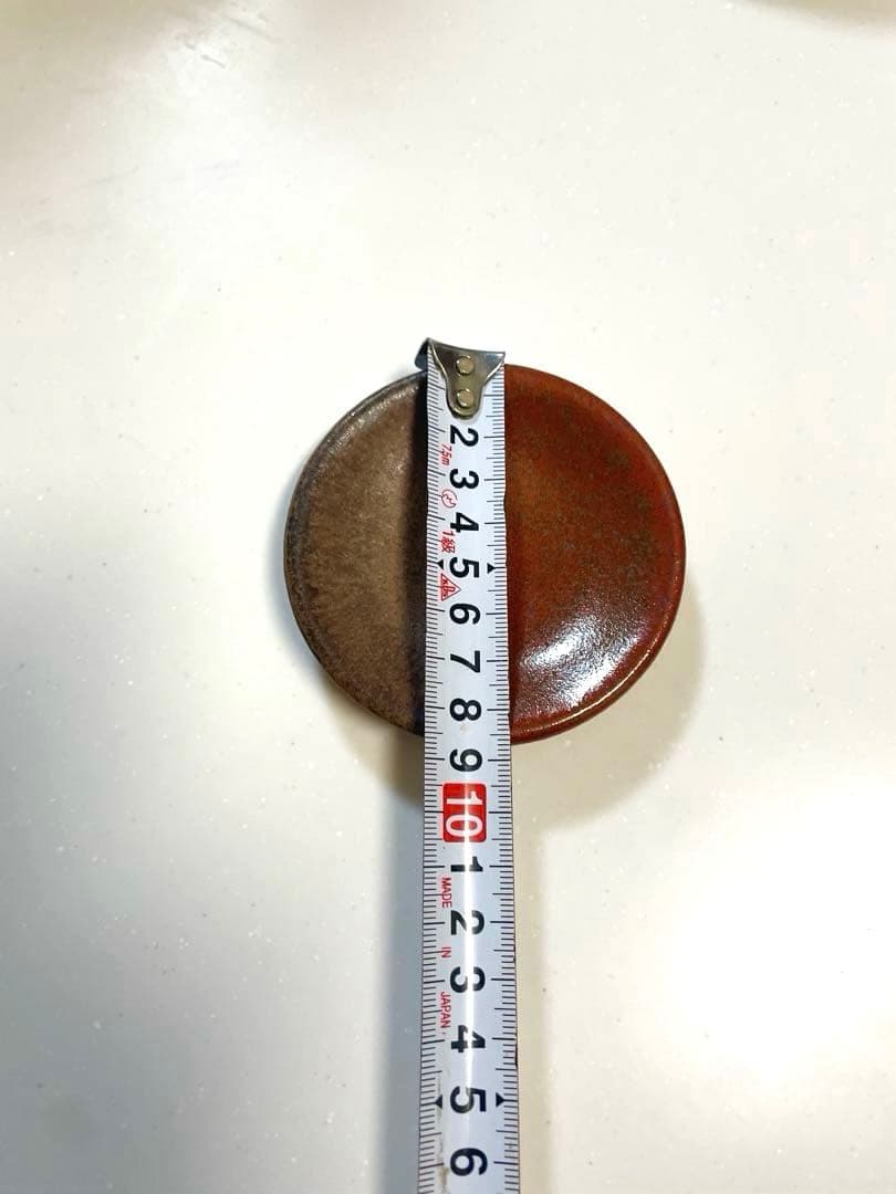 小澤基晴さん　弓張月５寸、４寸、豆皿と 輪花豆皿ブロンズのセット　合計８枚