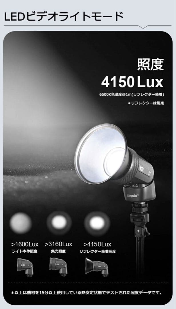 [z412]JINBEI H1 LEDスピードライト
