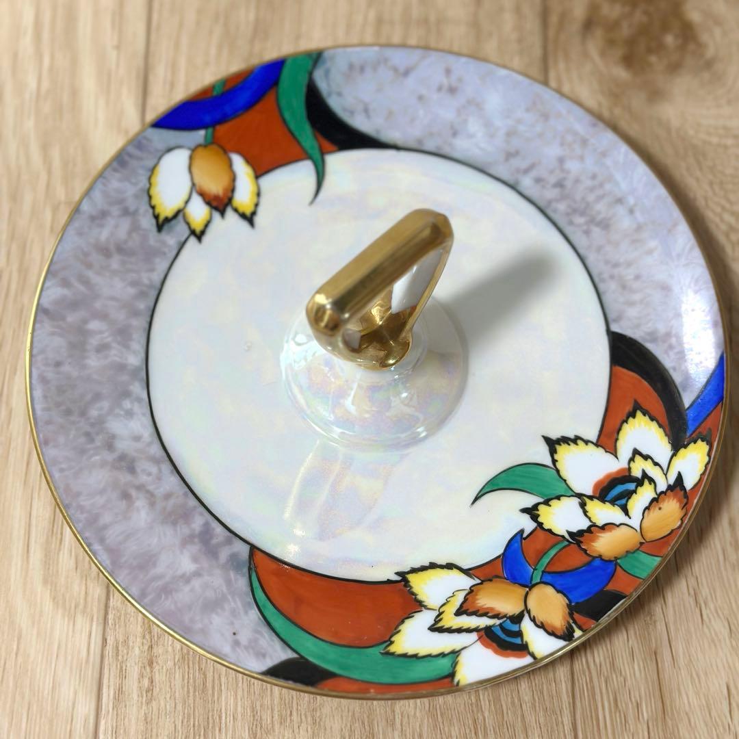 希少 オールドノリタケ スナック　プレート サービング　マルキ印