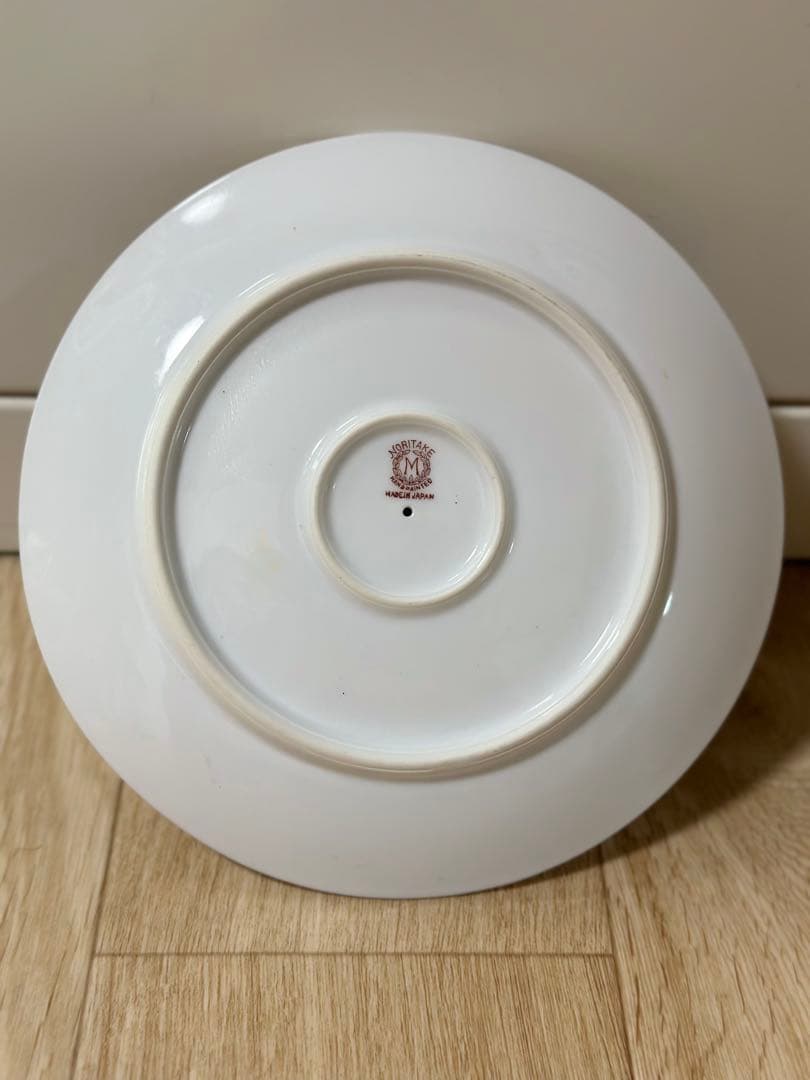 希少 オールドノリタケ スナック　プレート サービング　マルキ印