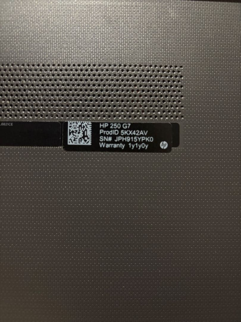 HP 250 G7 / i5第8世代 / SSD512GB